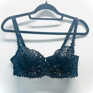 Vintage Lise Charmel 36E French Lace Sheer Bra